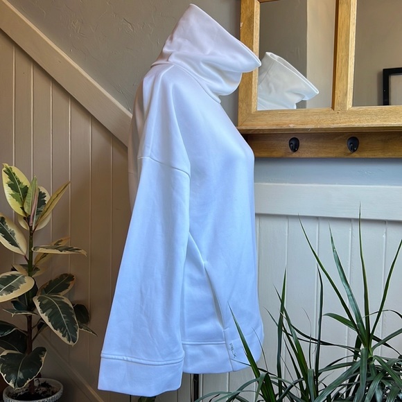 NWT RLX Ralph Lauren Golf White Funnel Neck Pullover with Bell Sleeves - Picture 4 of 12